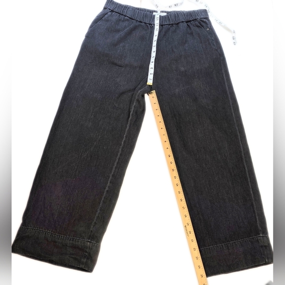 EVERLANE Organic Cotton Easy Jeans Size 16. Black In Good Condition - Picture 6 of 10